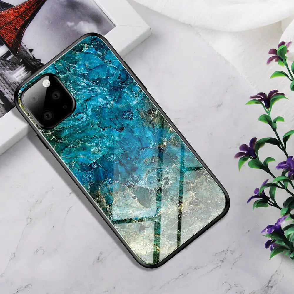 Customized Gradient Glass Phone Case for iPhone