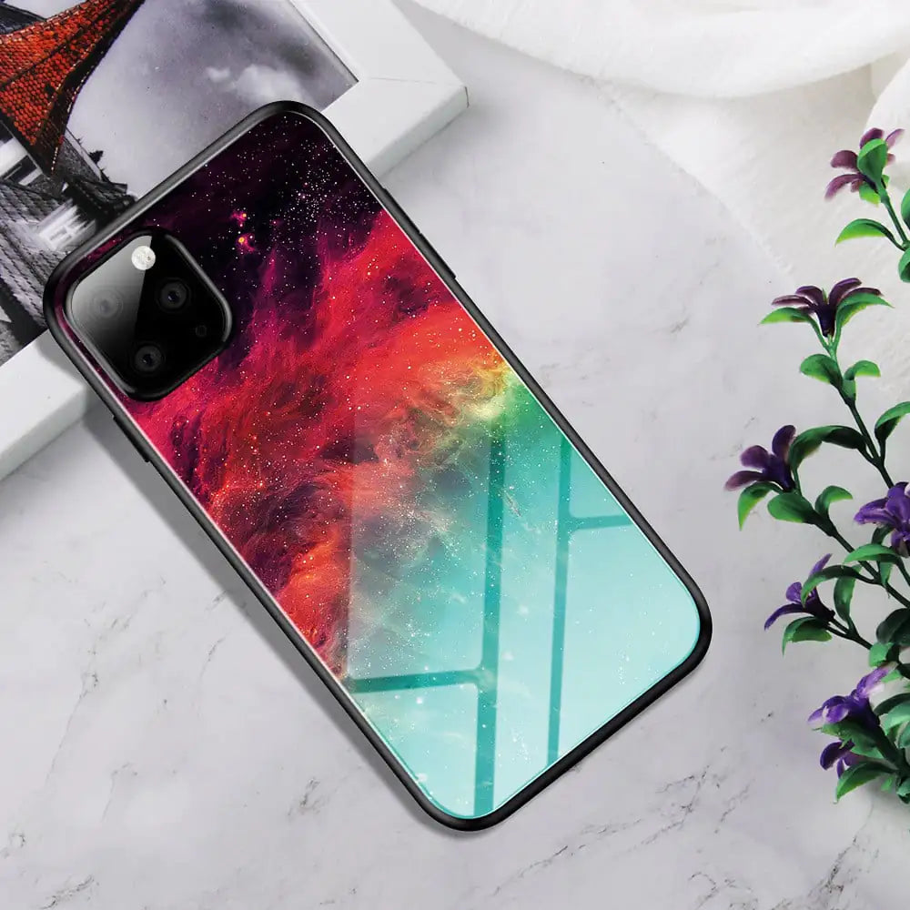 Customized Gradient Glass Phone Case for iPhone